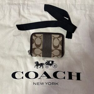 Coach brown wallet